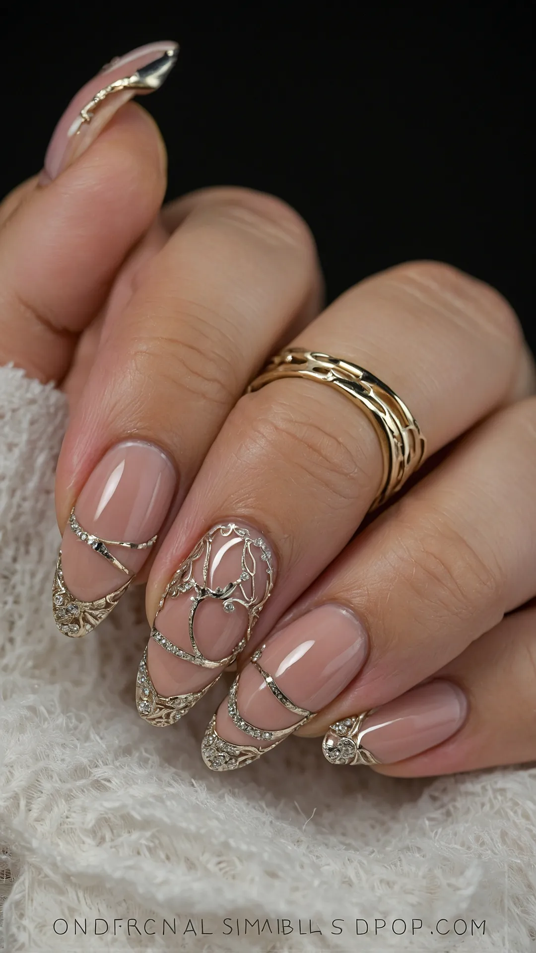 When Basic Nails Go Luxe
