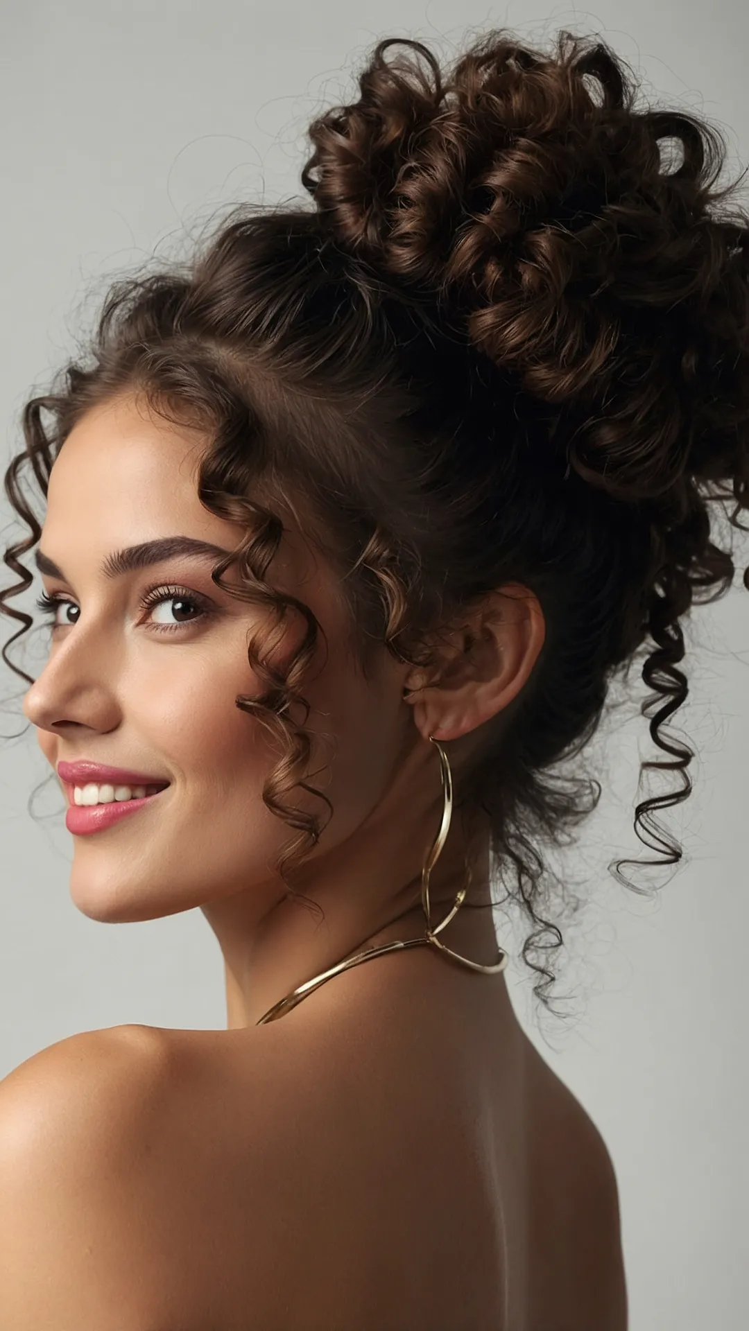 Cute Coil Updo Alert