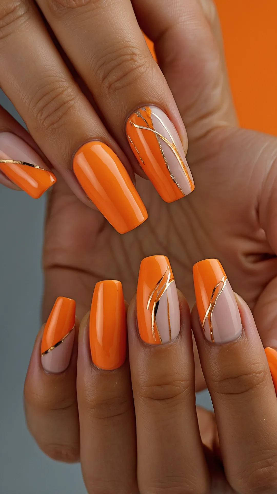 Electric Orange Mani