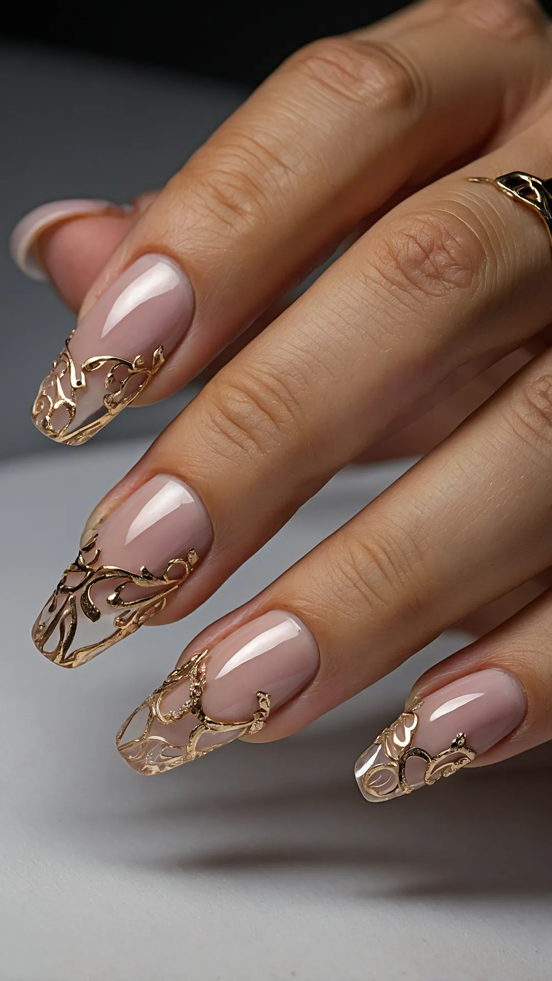 Shine On Grad Nails