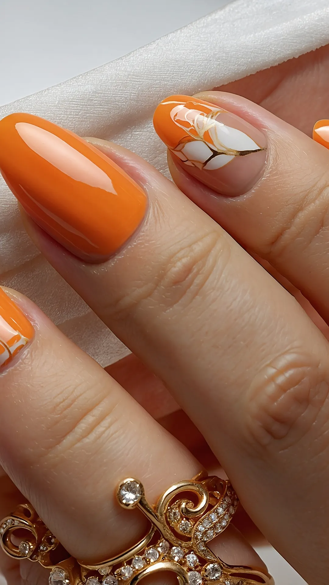 Vibrant Citrus Digits