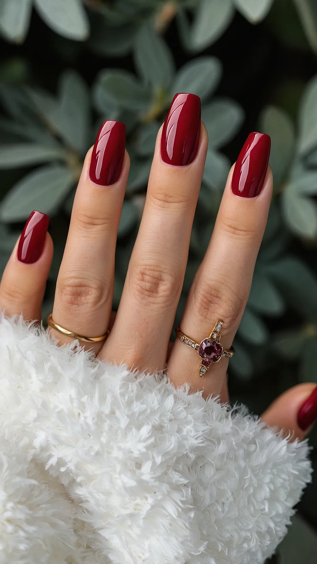 Maroon Nail Mastery