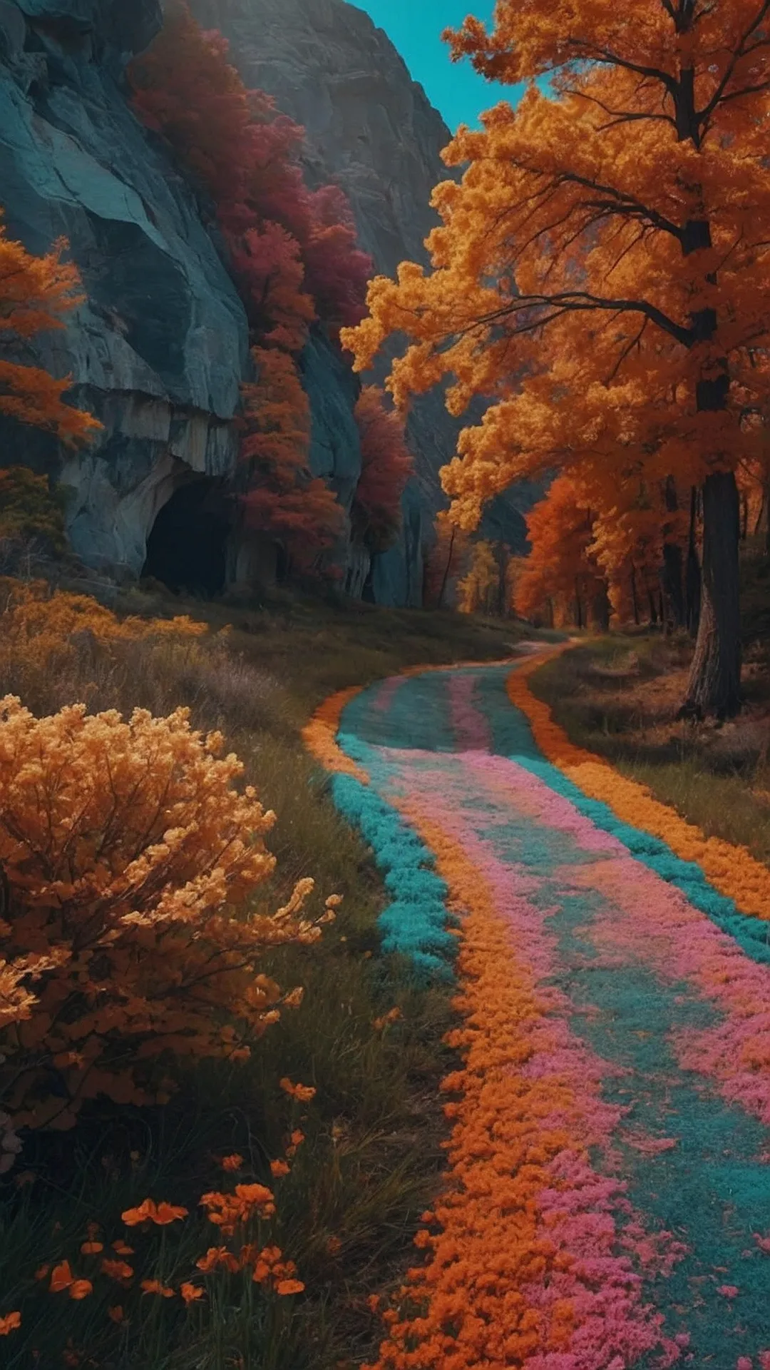 Crimson Cascade