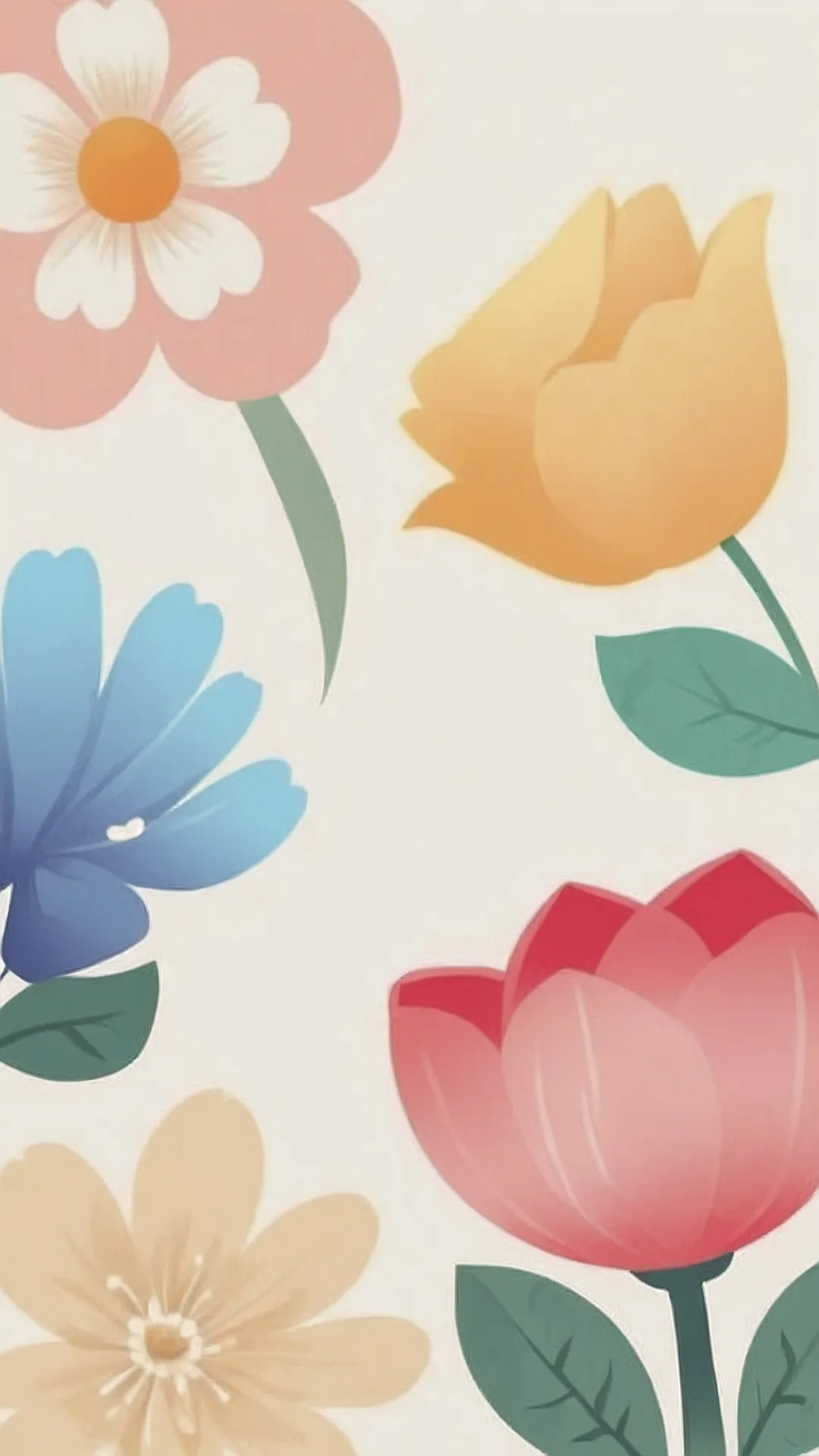 Floral Frenzy: Cute and Chill Wallpapers