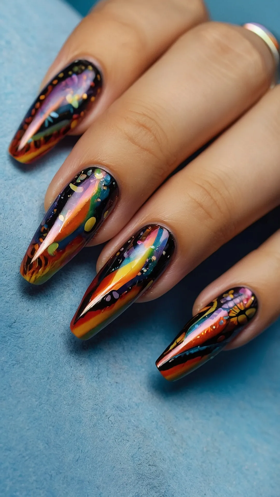 Rainbow November: A Nail-tastic Explosion!