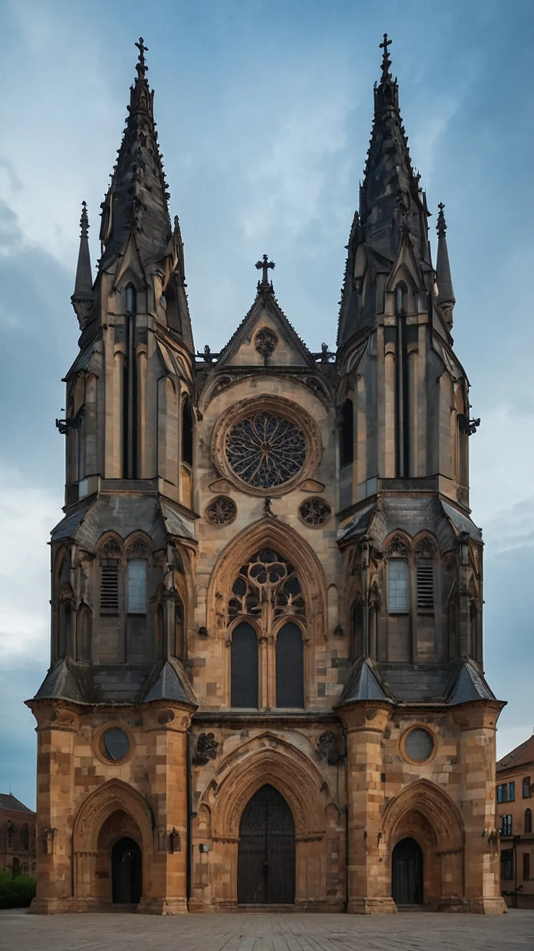 Skyward Spire, Gleaming Glass: Gothic Grace