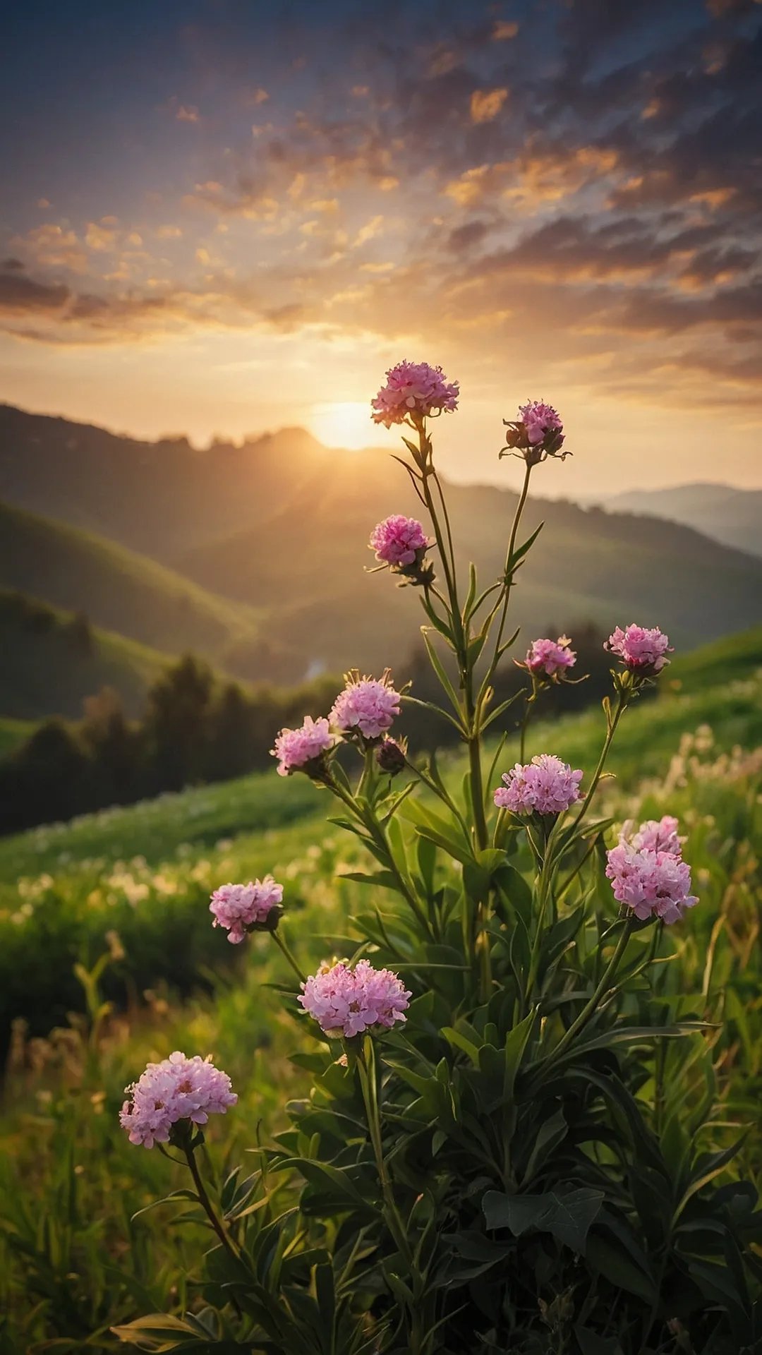 Sunset Bloom: