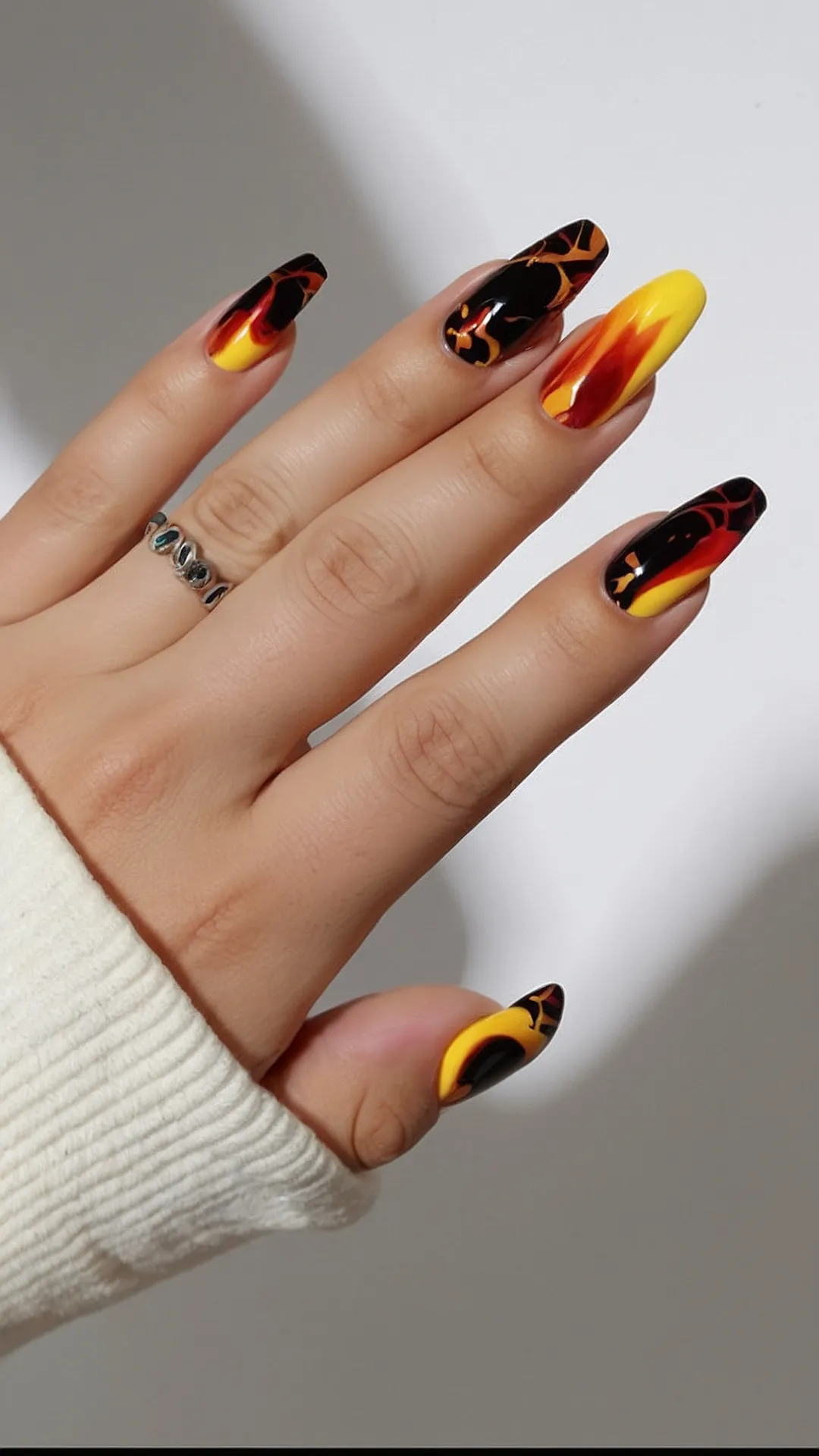 November's Inferno: Hot Nails, Hotter Hues