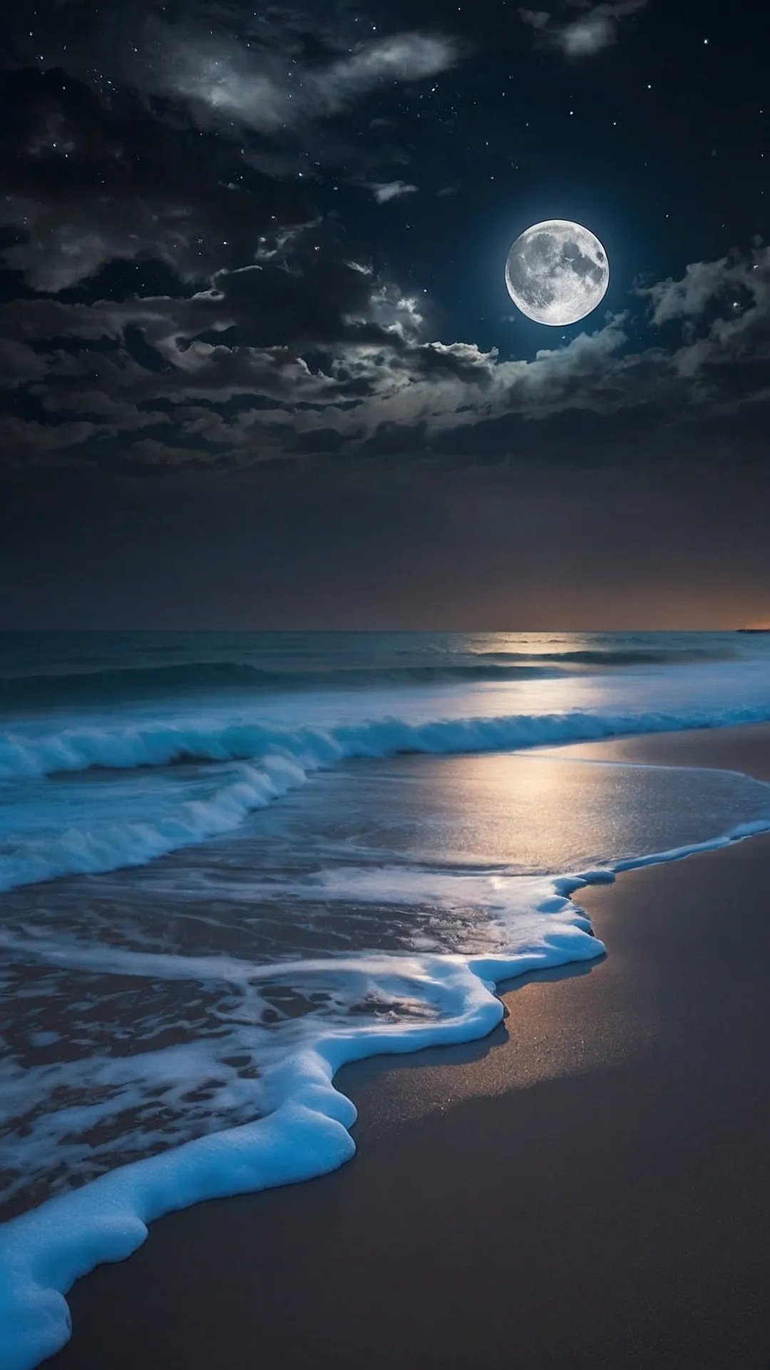 Moonlit Waves: