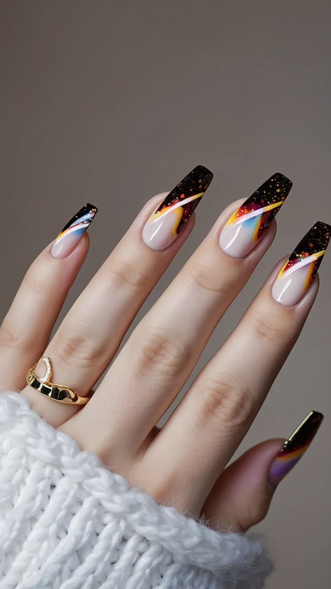 November's Galaxy: Space-Age Chic Nails