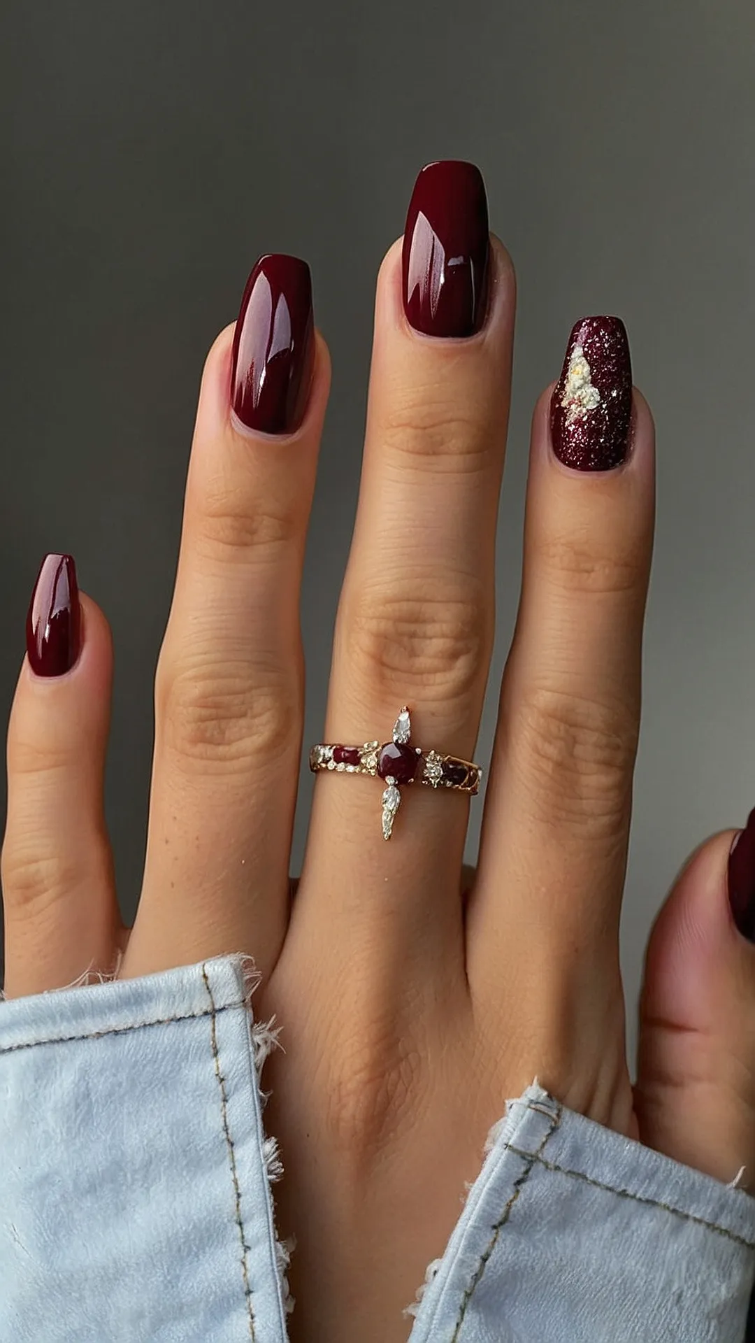 Burgundy Nail Majesty