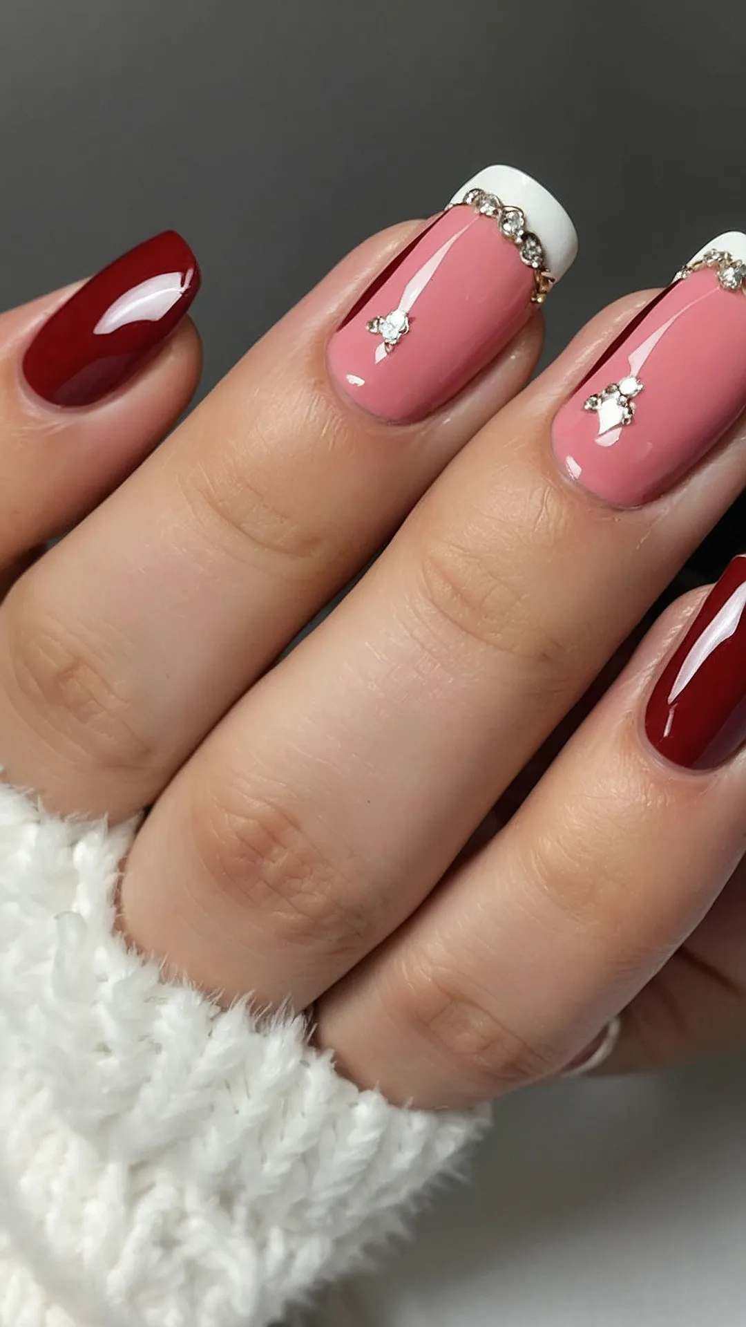 Velvet Valentine Nails