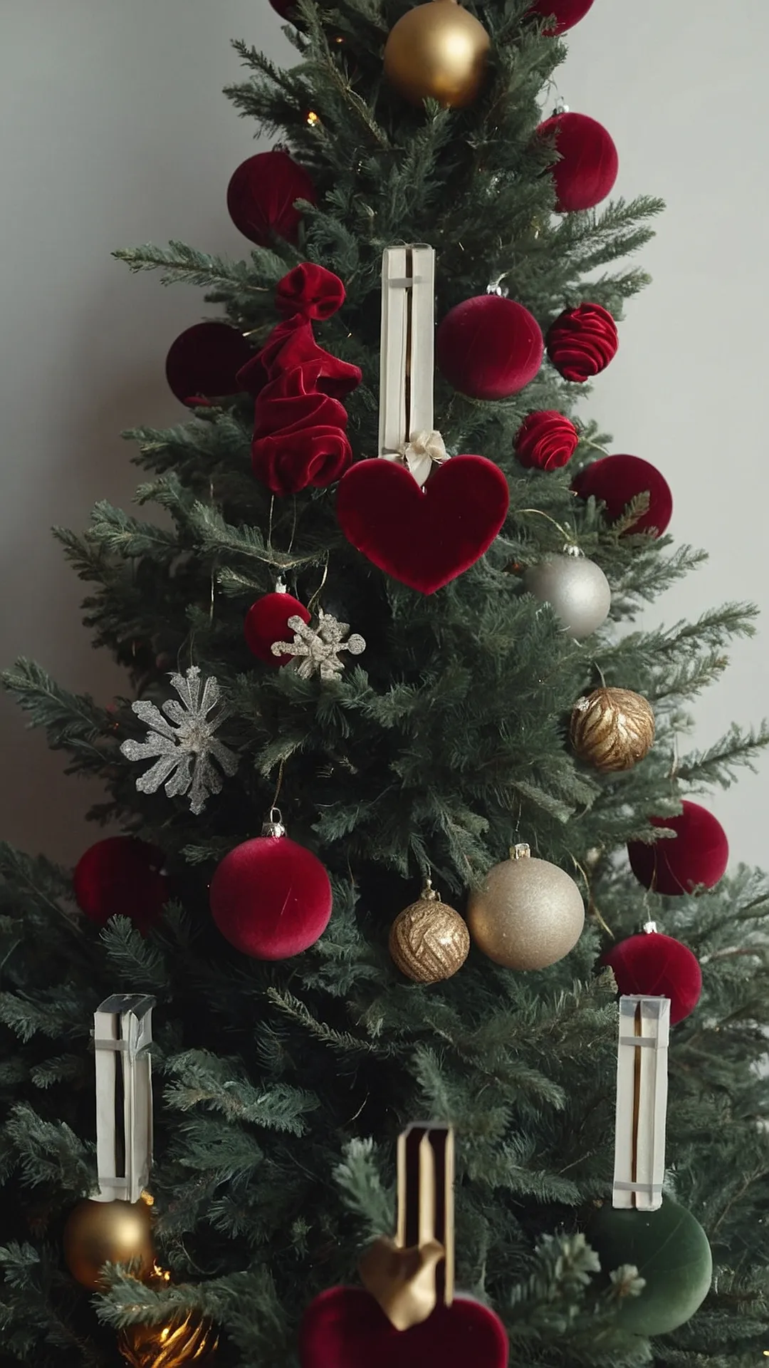 Velvet Christmas Tree: A Christmas Tree with a Touch of Class