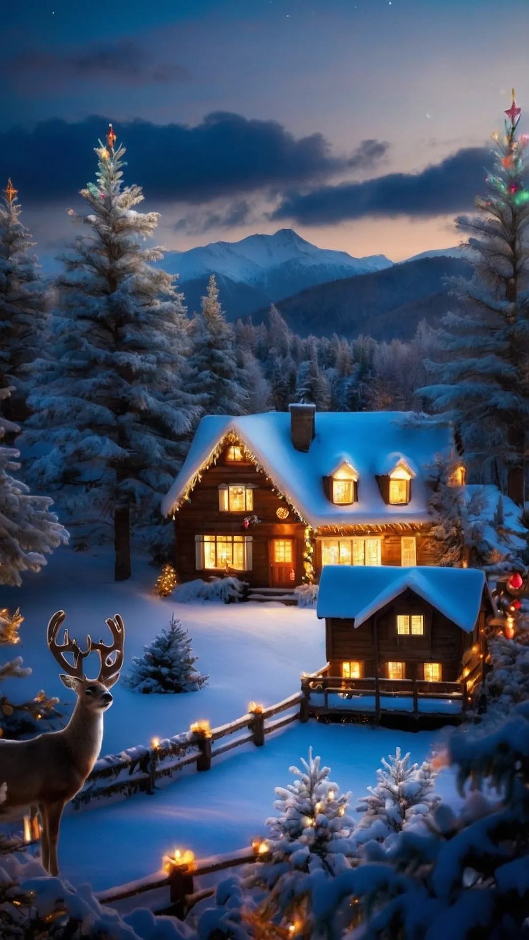 Snowy Chalet