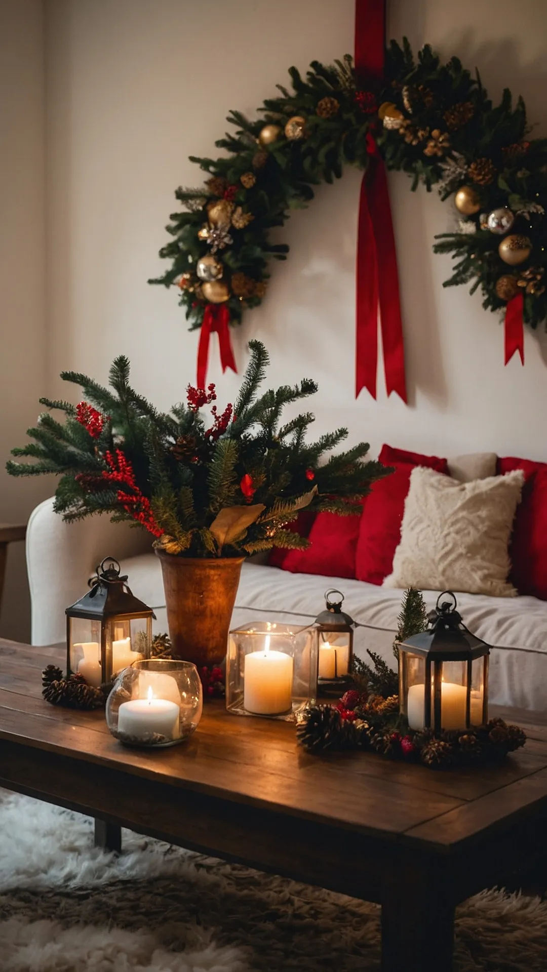 Cozy Christmas Candlelight