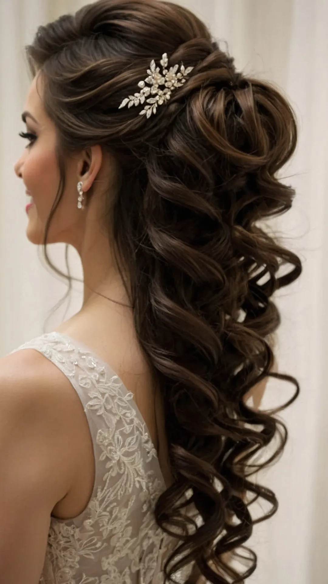 Free-Spirited Bridal Hair