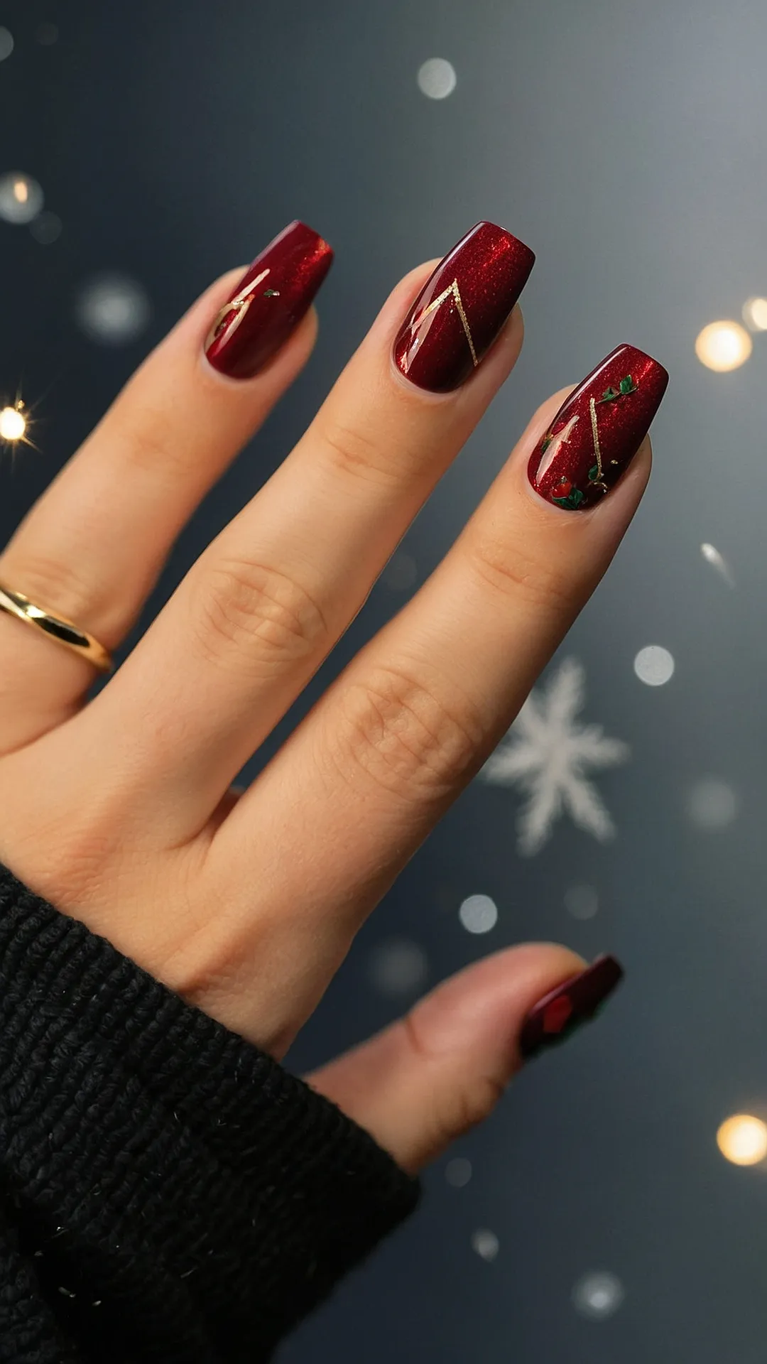 Jingle Bells Mani