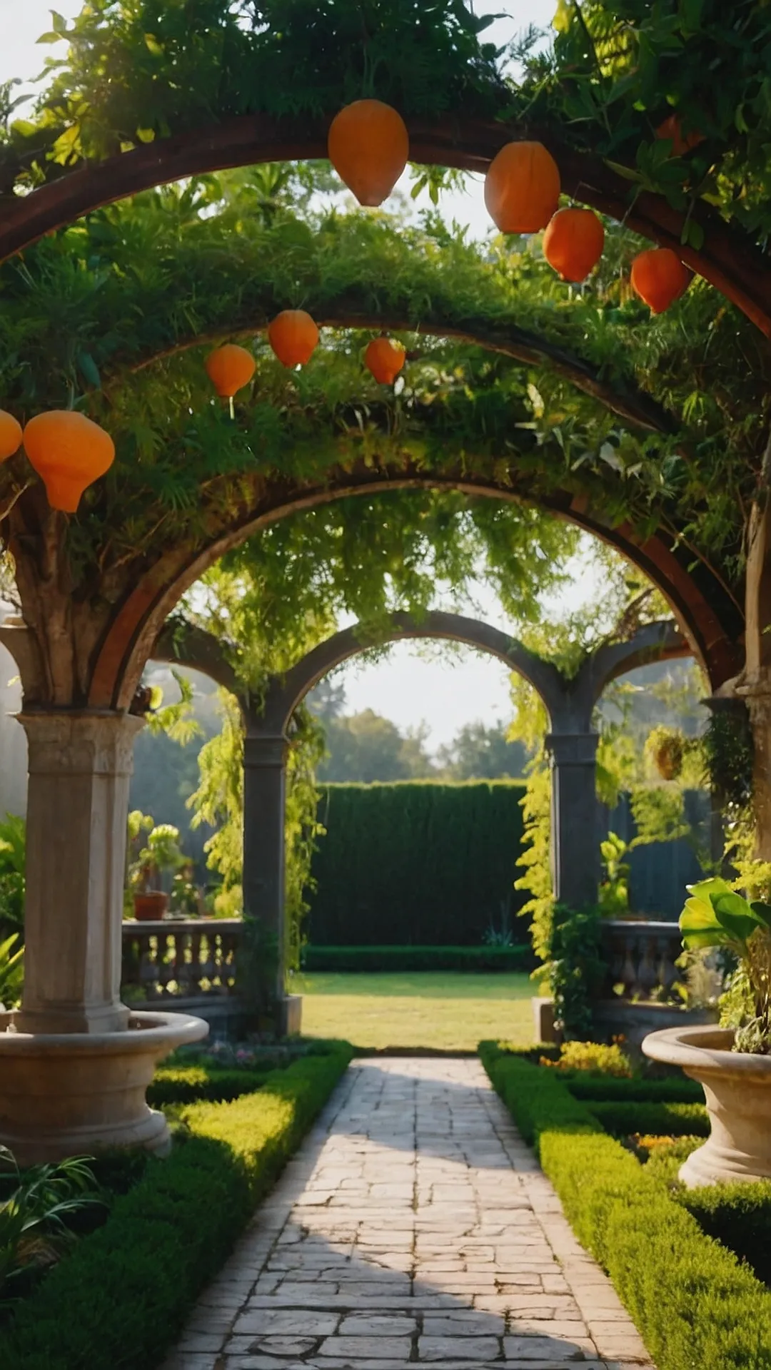 A Walk Through the Orange Grove