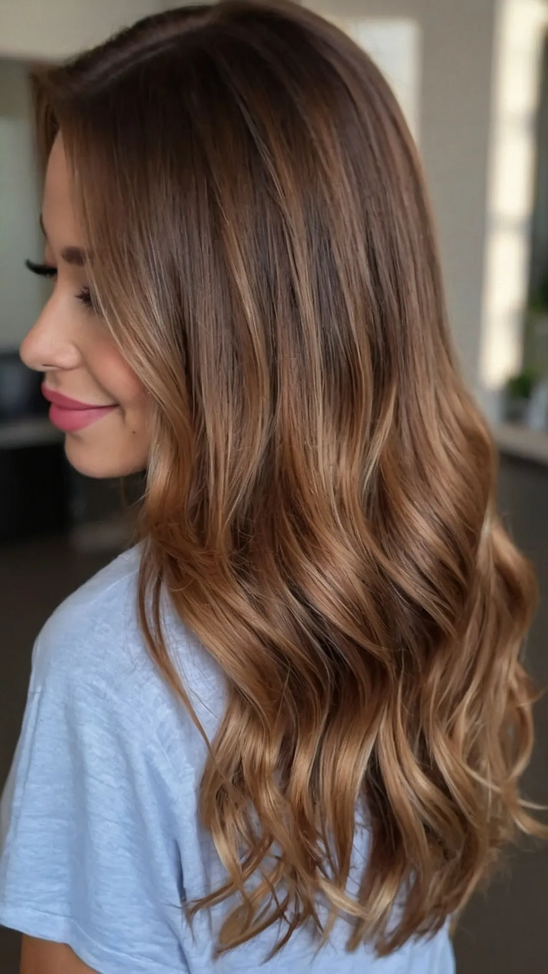 Dark Blonde Waves:  The 