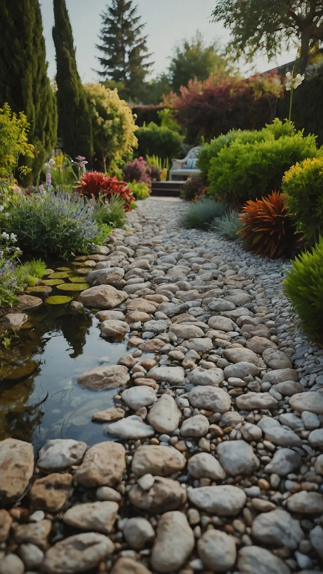 Serene Stone Steps