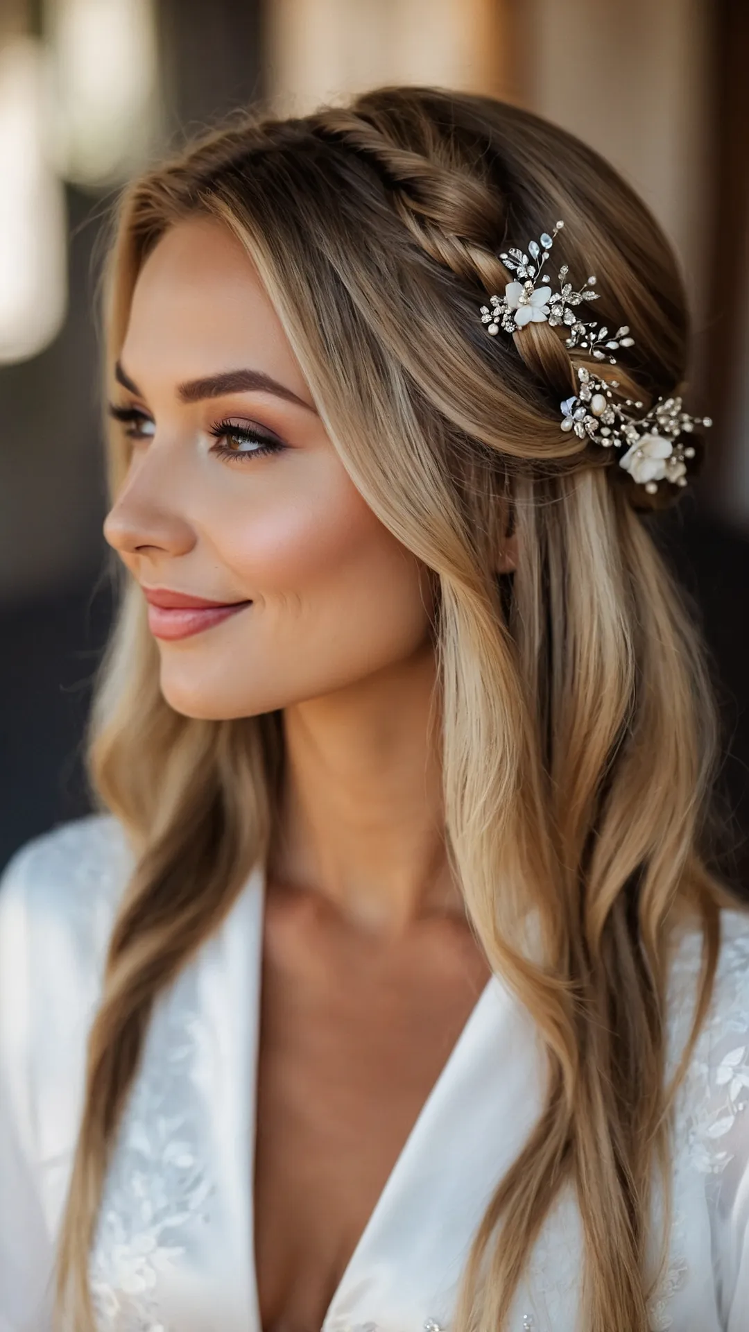 Straight Up Bridal Glam