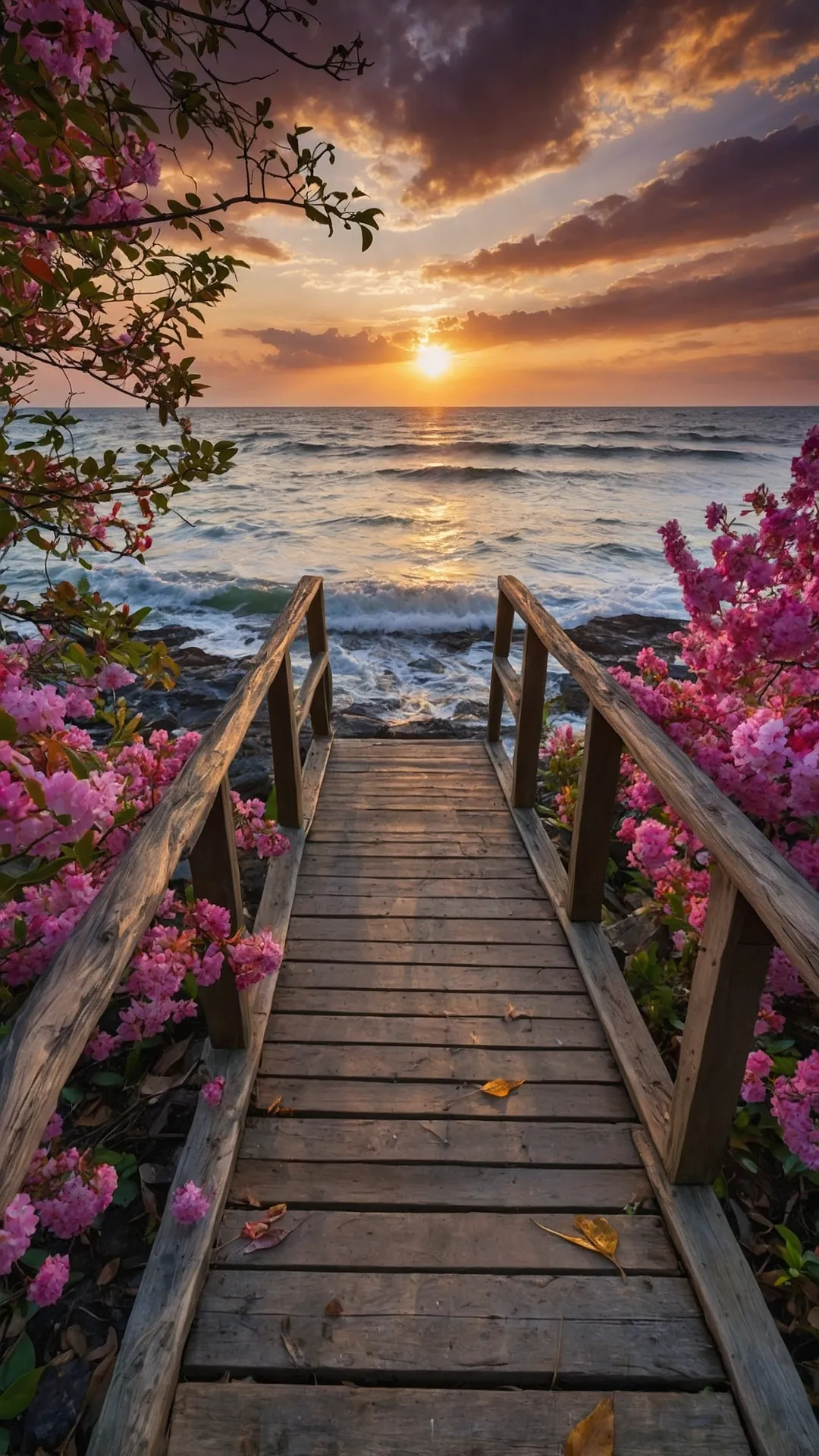 Petal-Kissed Sunset