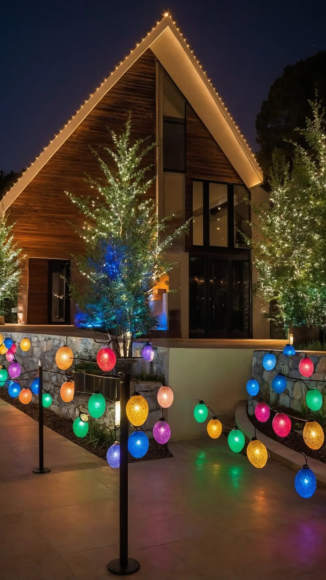 Glimmering Outdoor Oasis