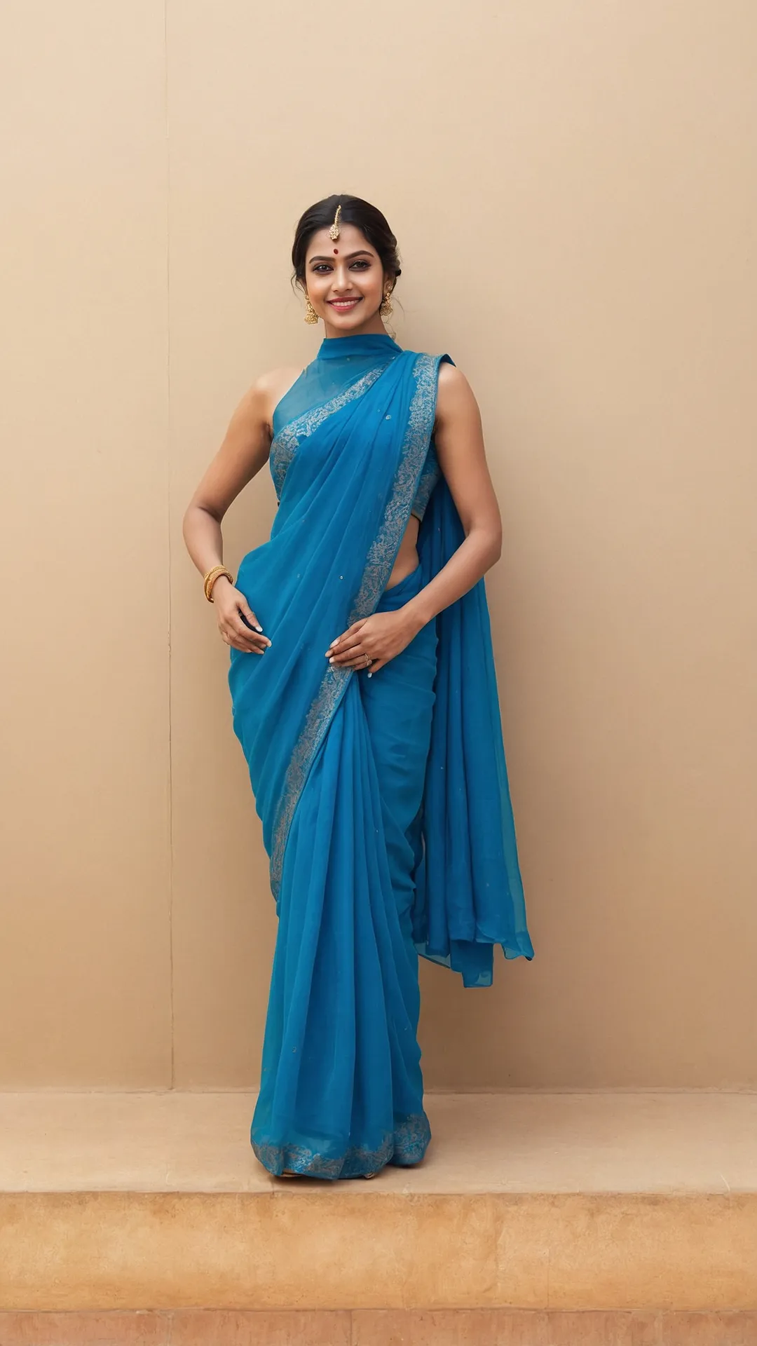 Blue Blouse Mic Drop