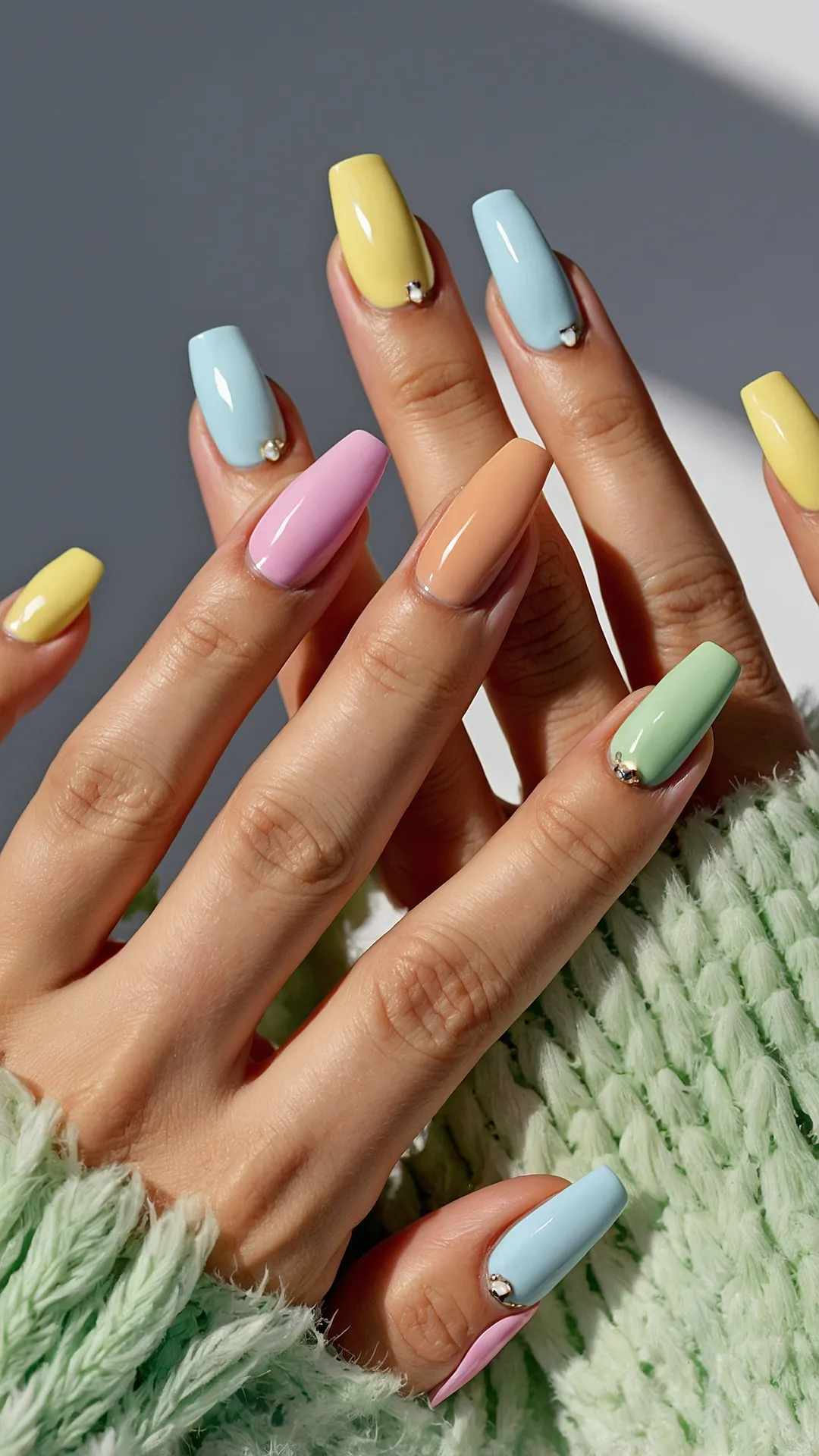 Pastel Summer Party Nails