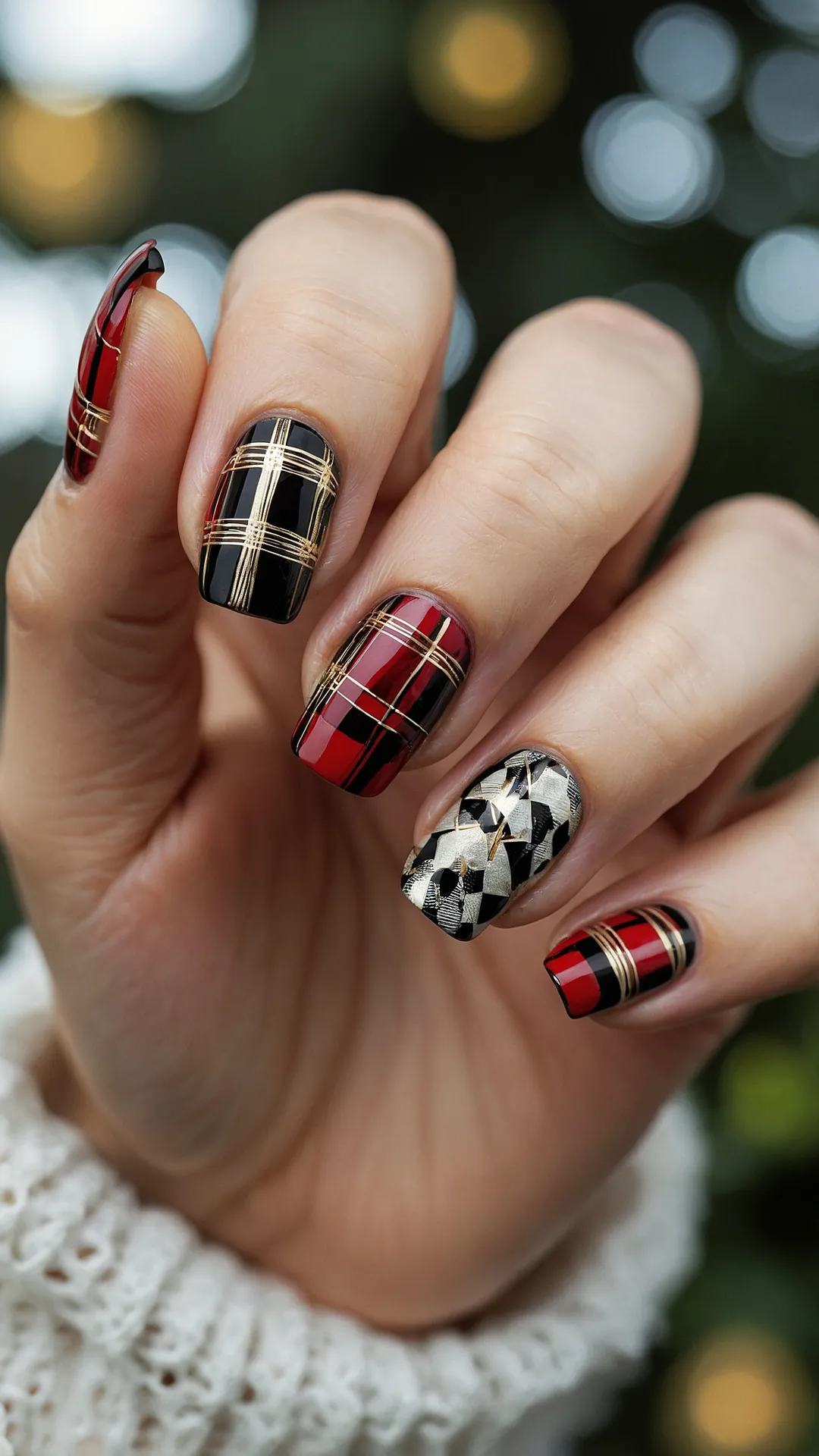 Plaid Perfection: Nail It!