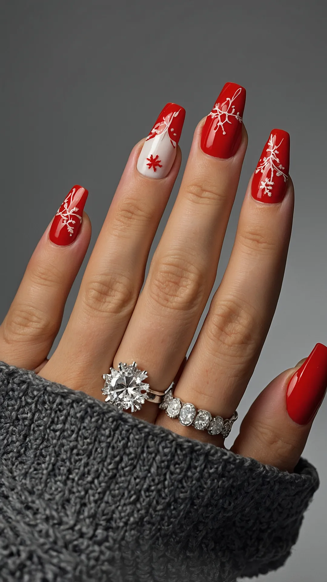 Snowflake Symphony Manicure