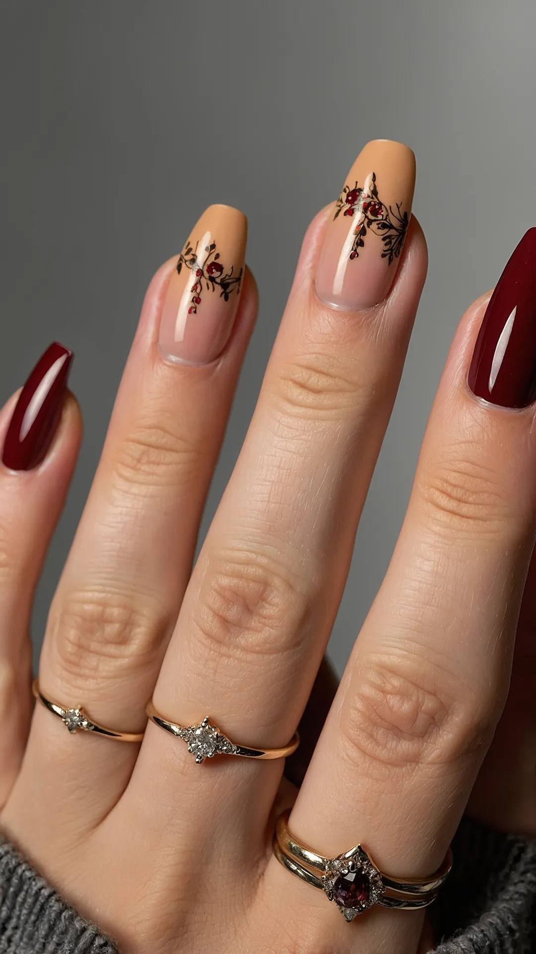 Cranberry Crush Mani