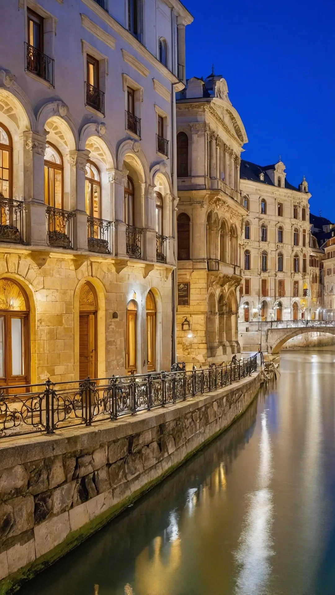 Europe's Nocturne Glow