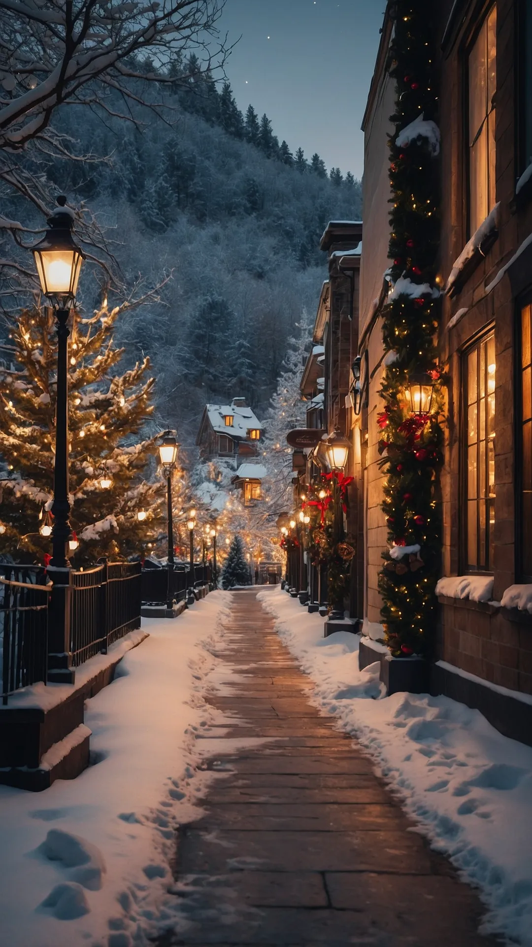 Snow-Kissed Backgrounds