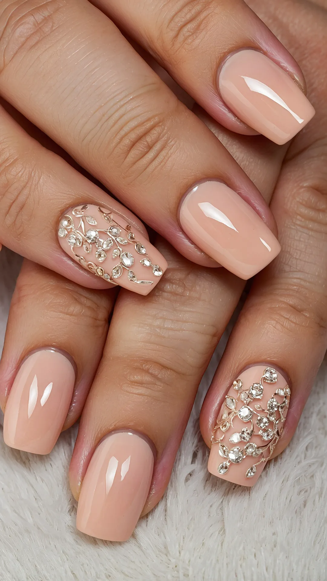 Sparkling Nectar Nails