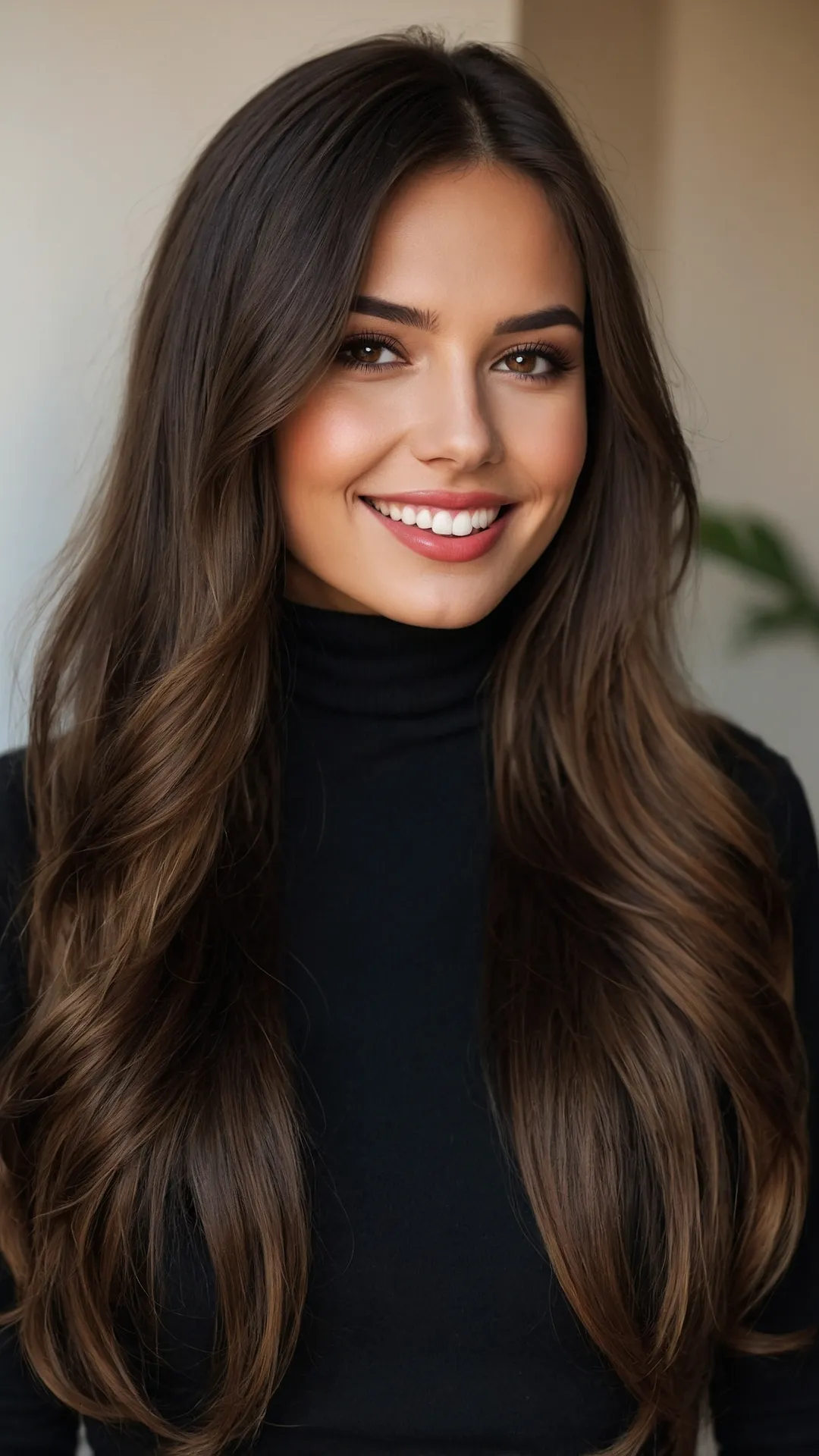 Velvet Brown Waves