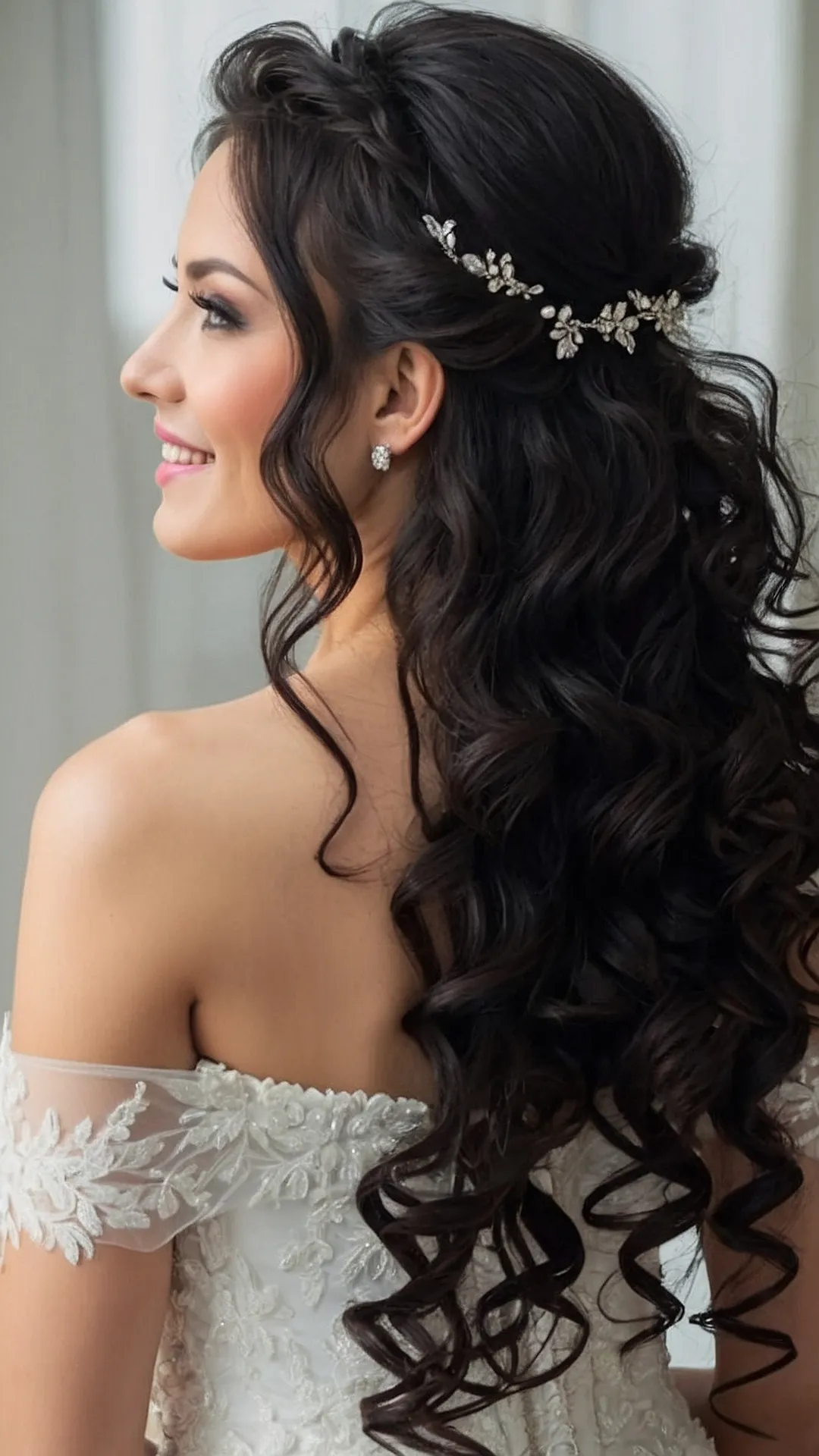 Bohemian Bridal Curls