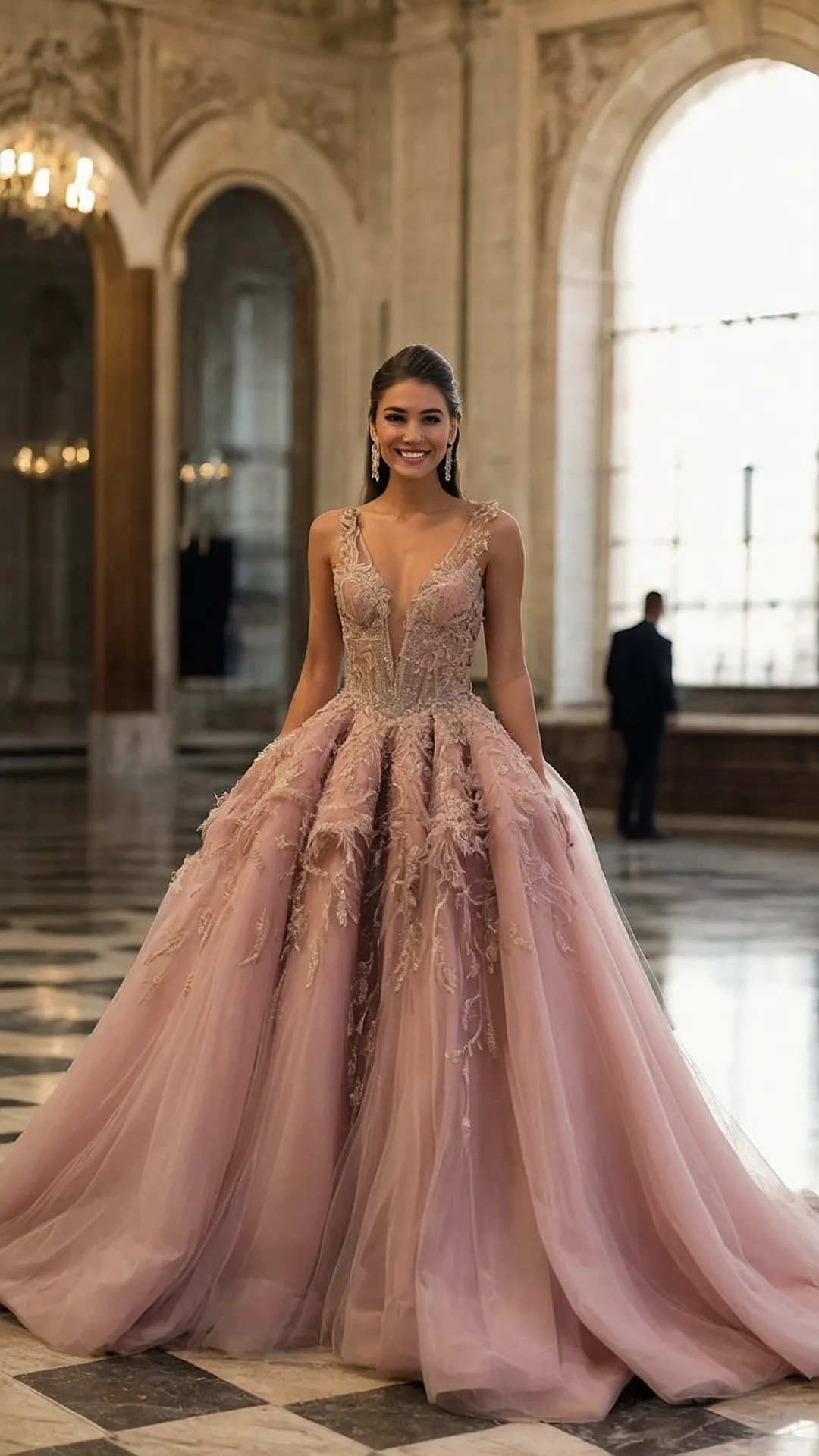 Peachy Princess Gown