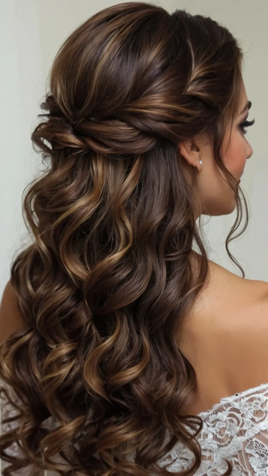 Curly Romance: Bridal Hair