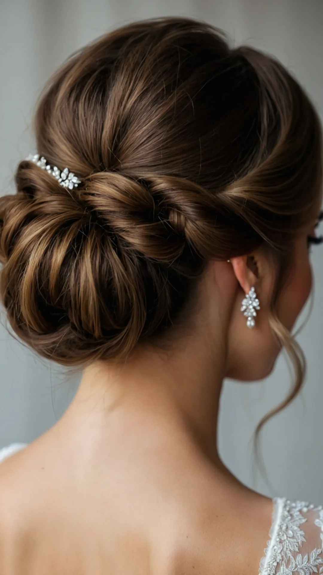Bridal Bun Brilliance
