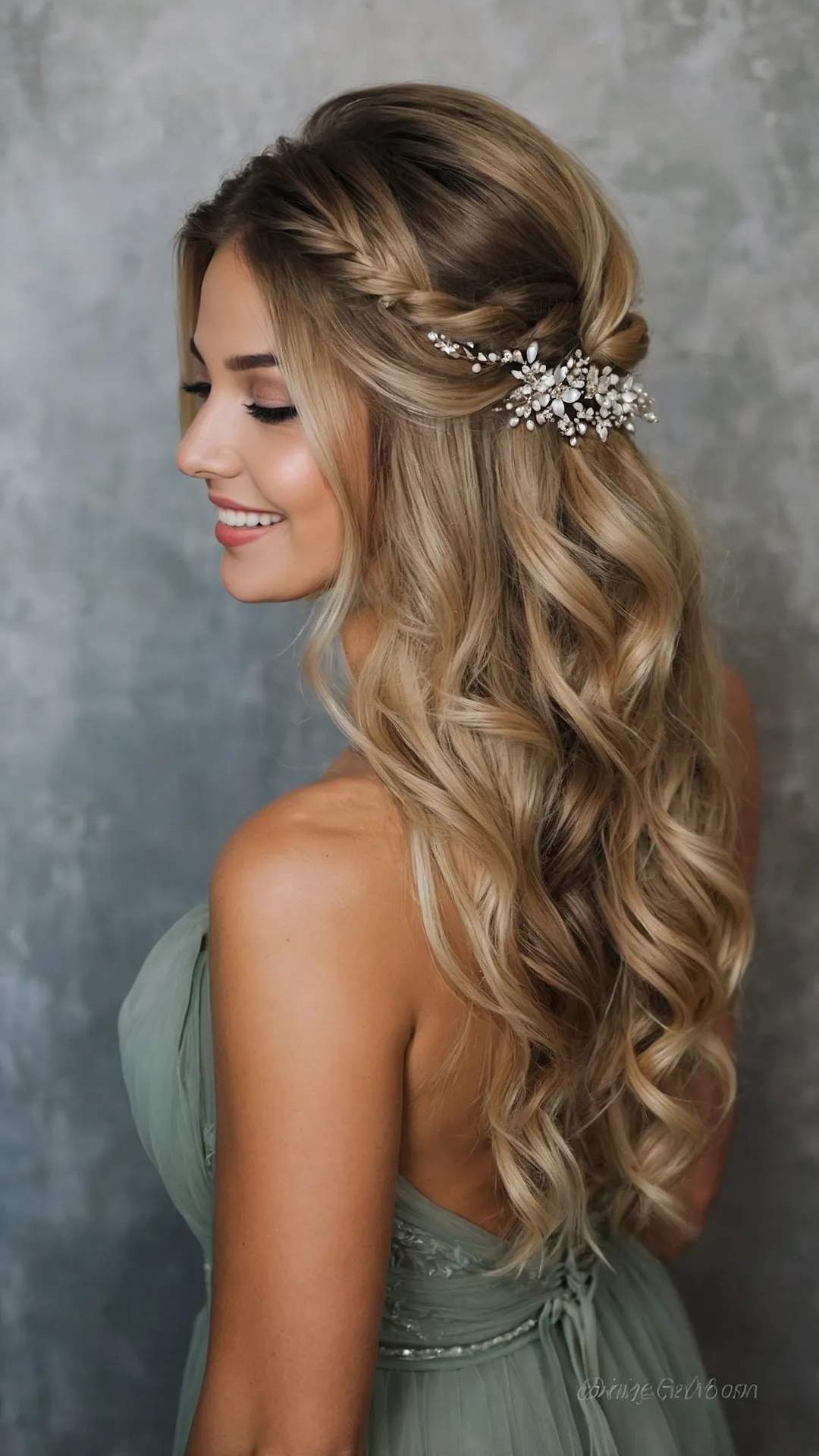 Wavy Vows: Bridal Tresses