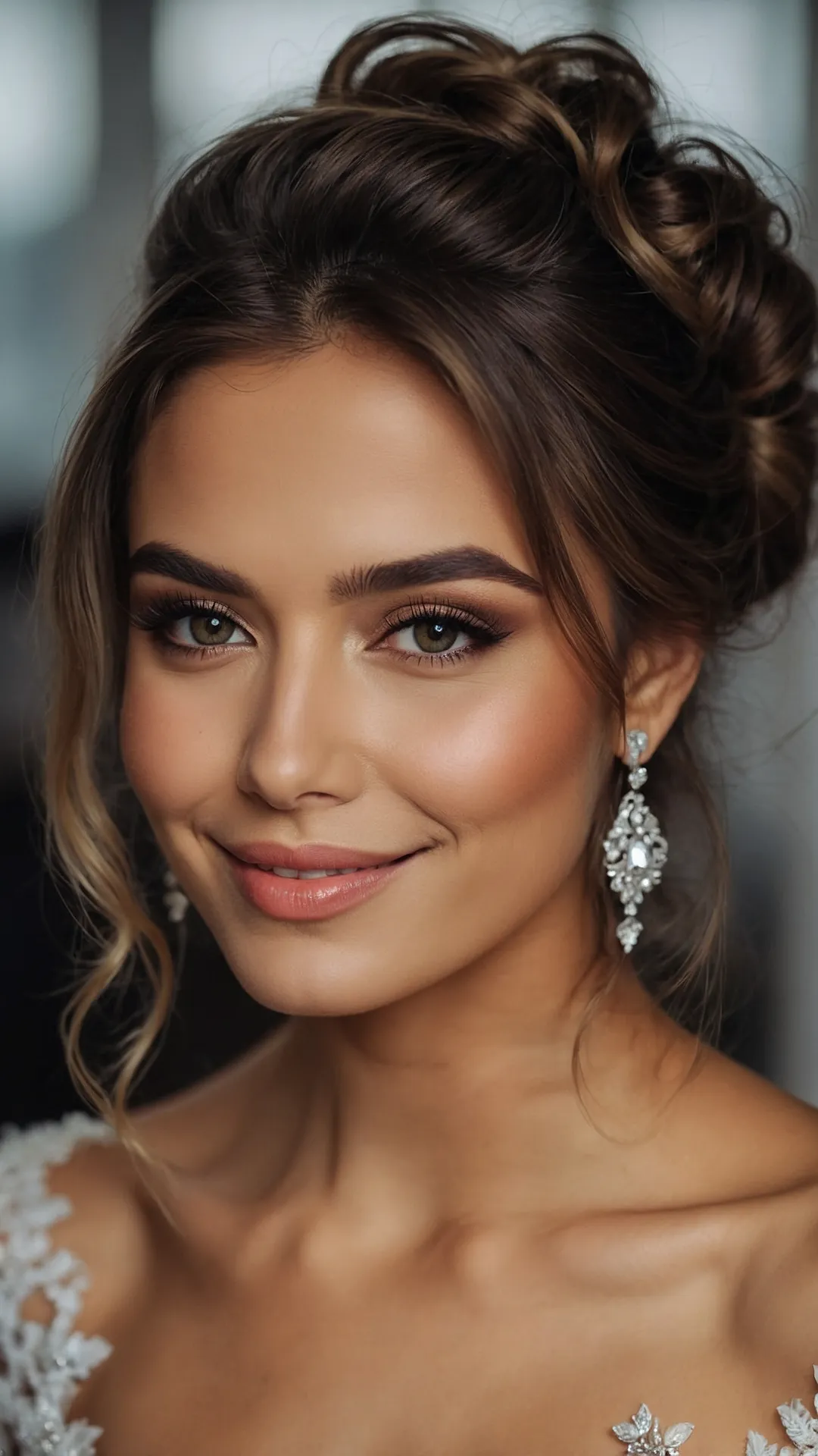 Bridal Hair, Red Carpet Glow