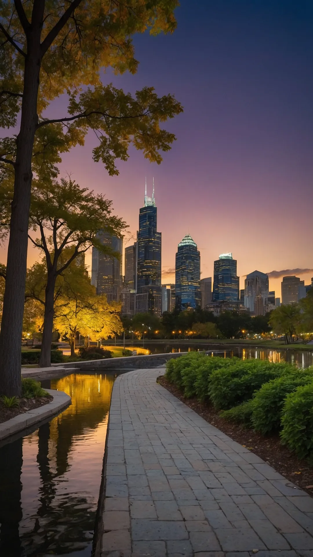 Nightfall's City Charm