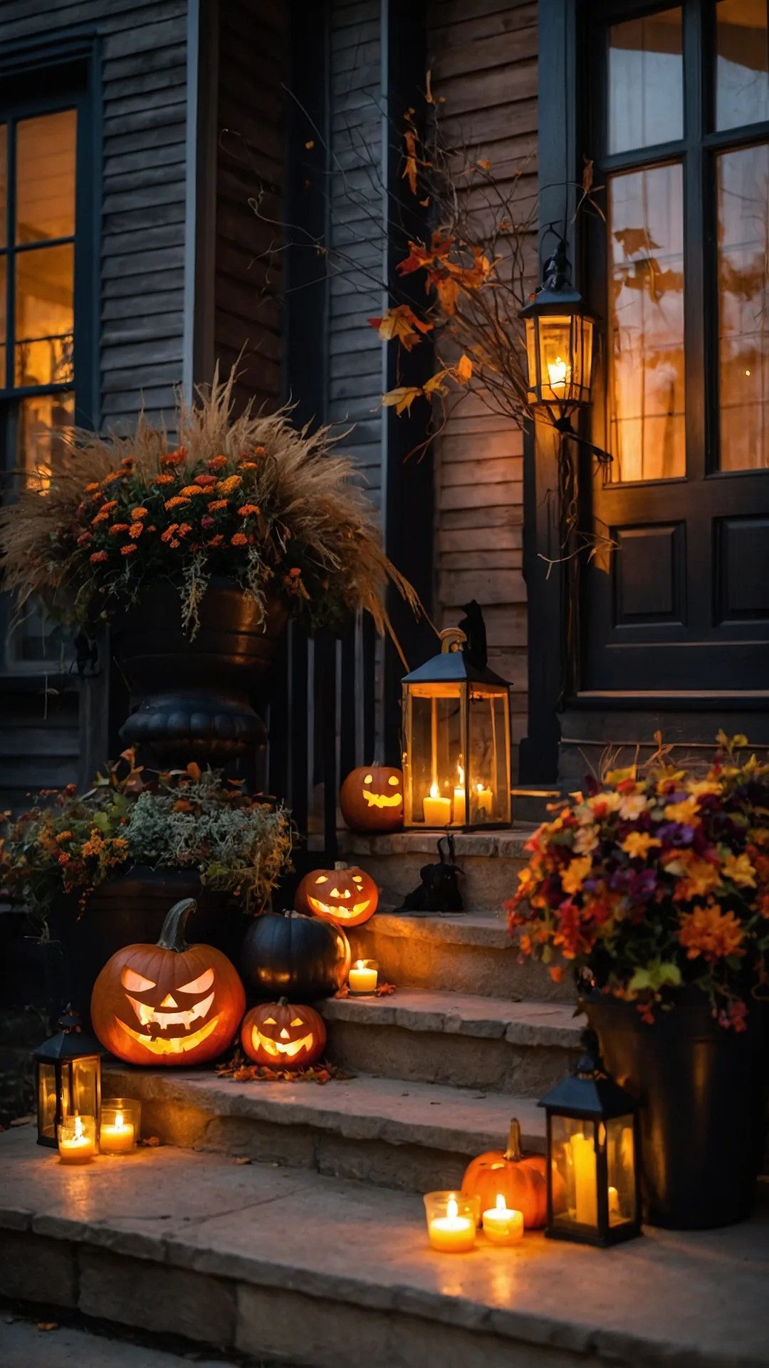 Moonlit Porch, Eerie Night