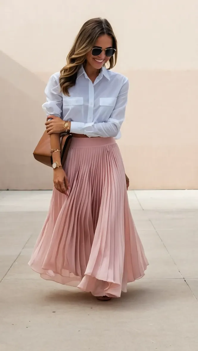 Pleated Pink Paradise