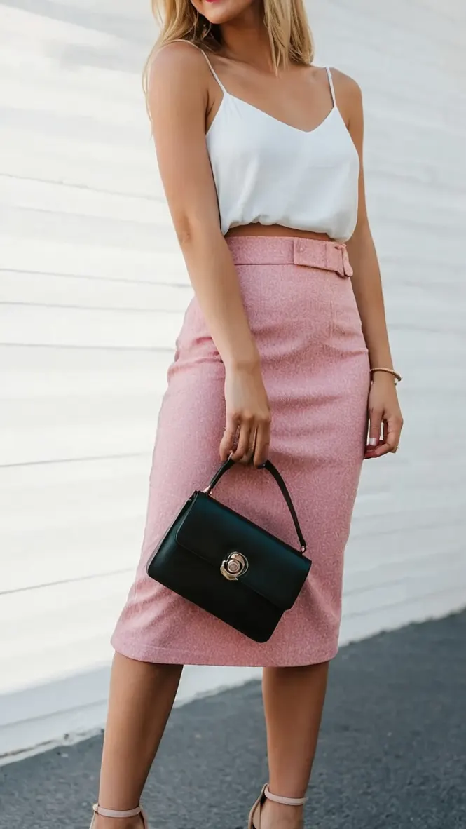 Pretty in Pink Pleats