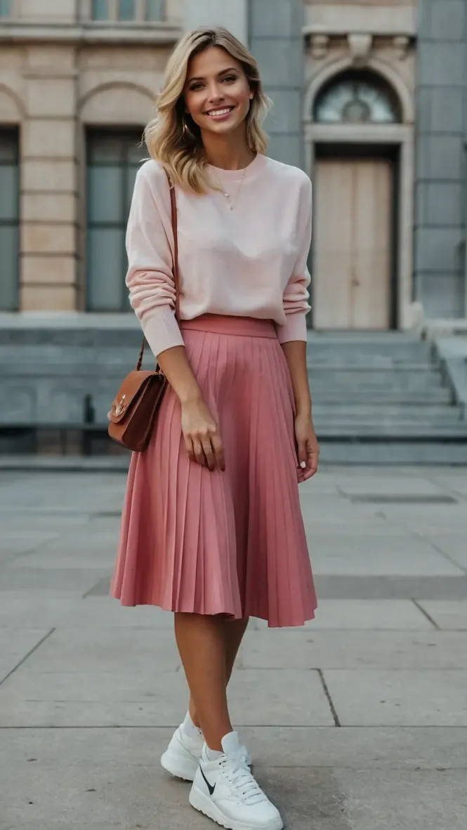 Pink's Perfect Pleats