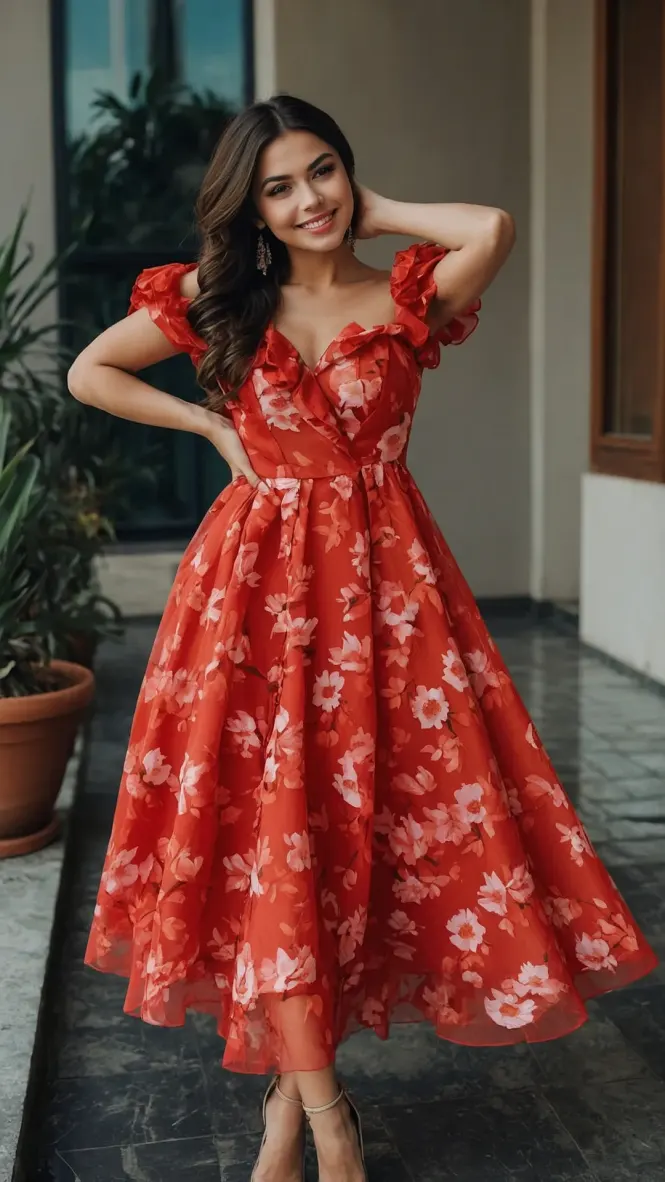 Blooming in Cotton Frock Fun