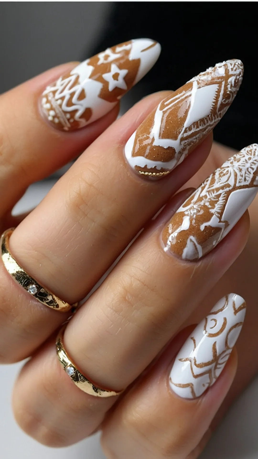 Gingerbread Nail Glam