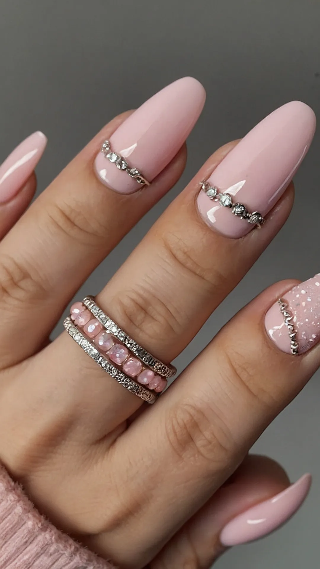 Ring Focus: Fall Pink Nails